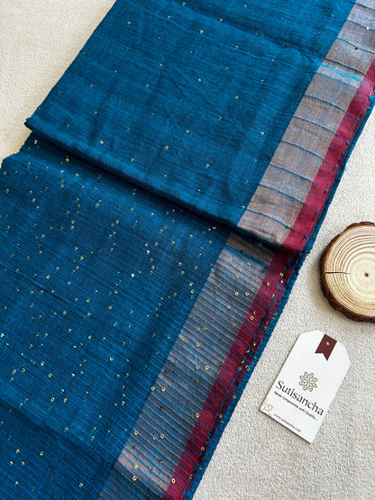 Dhiyona SS Sitaara Mul: Handwoven Sequin Elegance