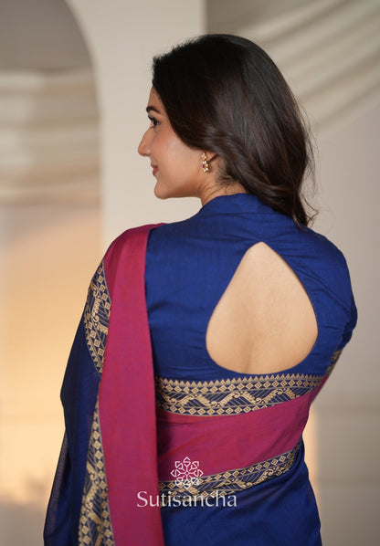 Dhiyona SS The Weaver's Touch: Pure Bengal Cotton Saree with Timeless Appeal