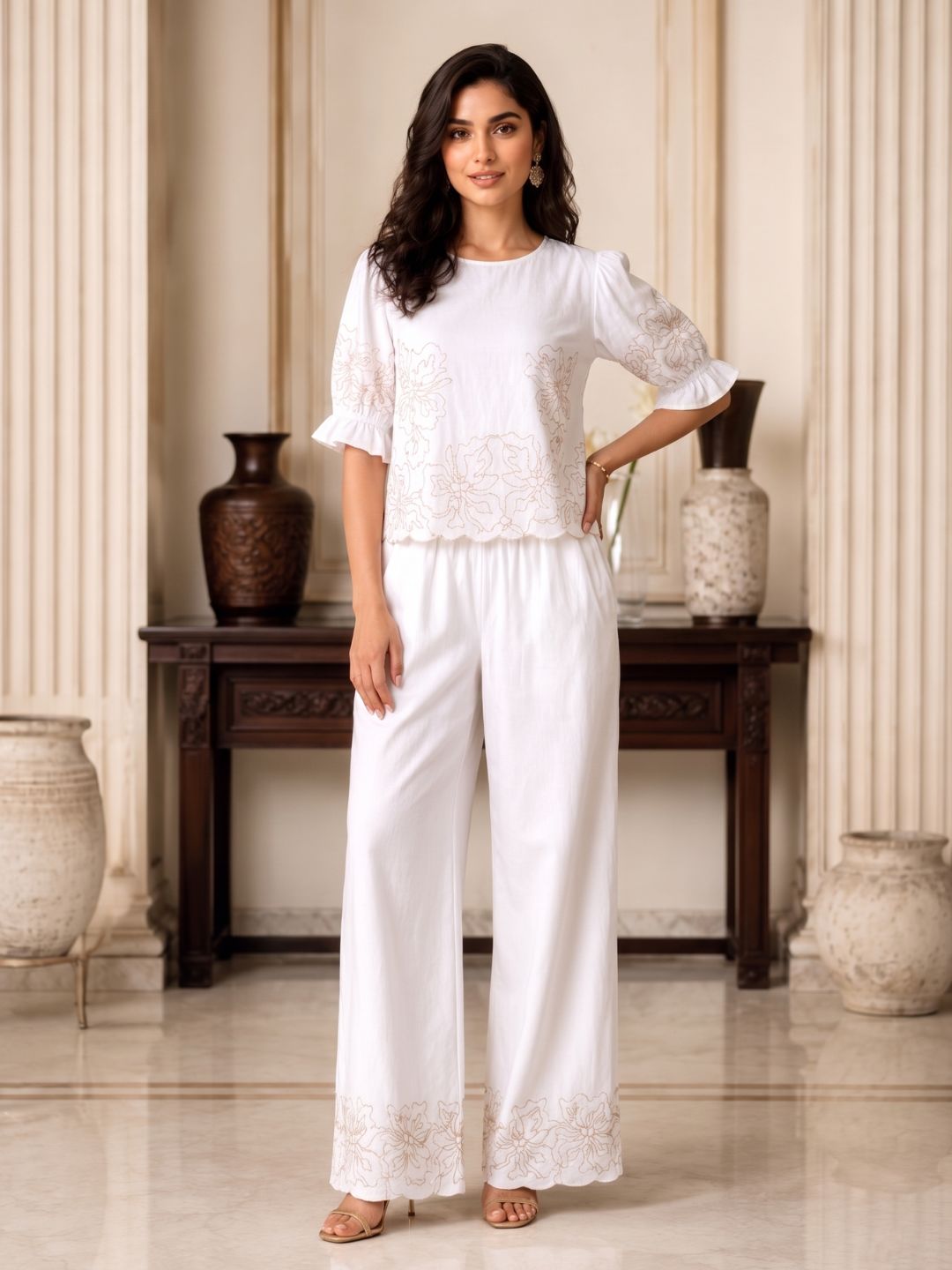 Noya Daisy Cotton Co-ord set