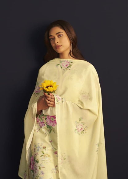 Itrh canary cotton linen suit set