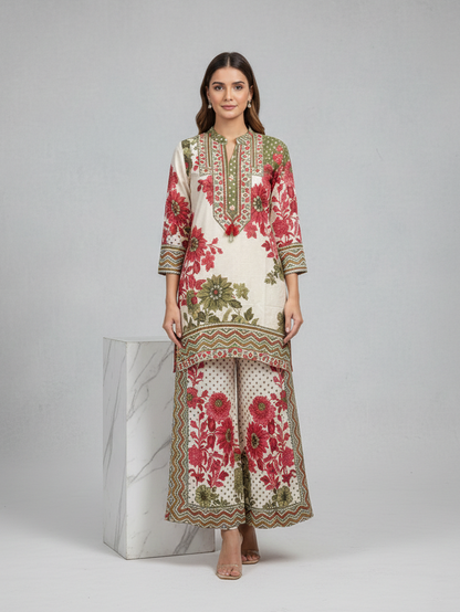 Reet brink printed co-ord set