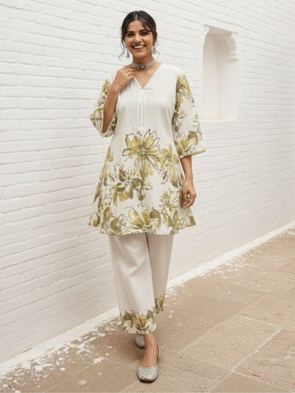 Swades Fern cotton co-ord set