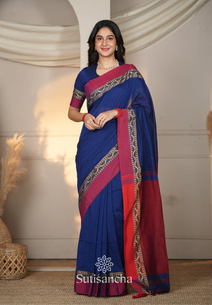 Dhiyona SS The Weaver's Touch: Pure Bengal Cotton Saree with Timeless Appeal