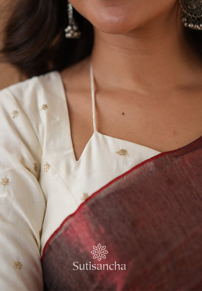 Dhiyona SS Ivory Gold Horizon – Flowing with Regal Charm