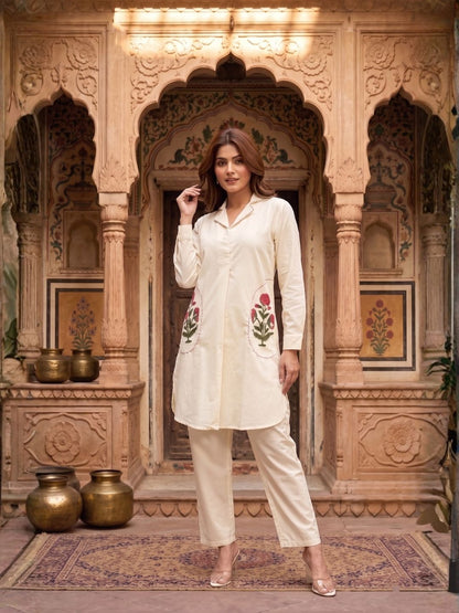 Sarvo daisy cotton co-ord set