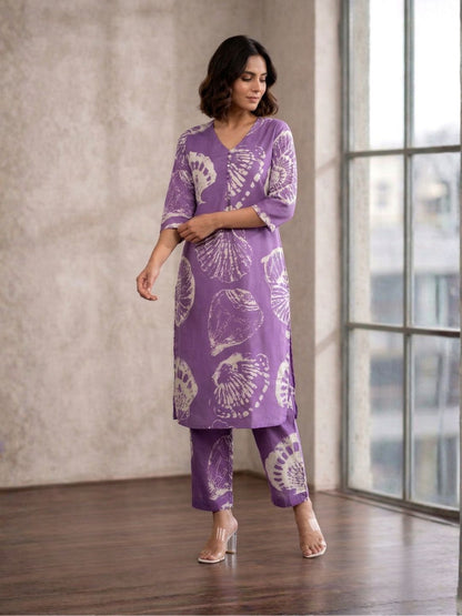 Sarika Lily Printed Kurta Pant Set