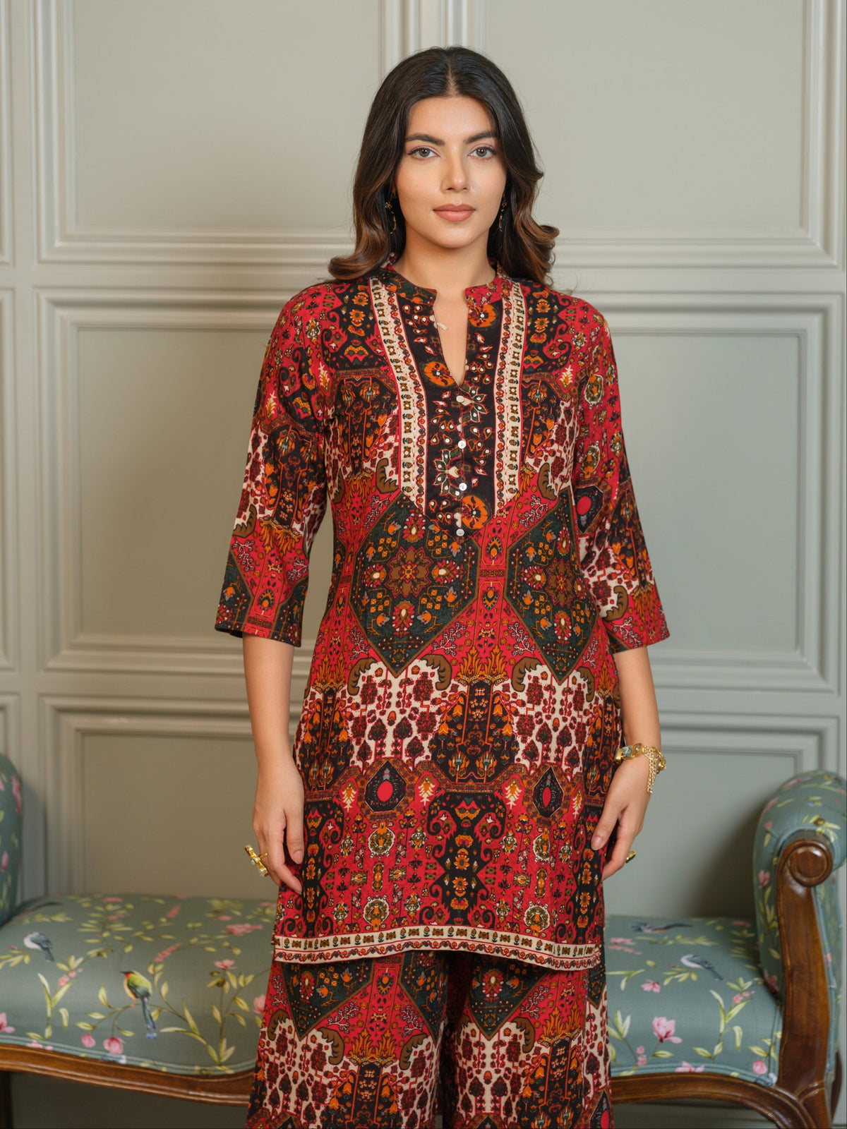Tashvika carmen Printed Co-ord Set