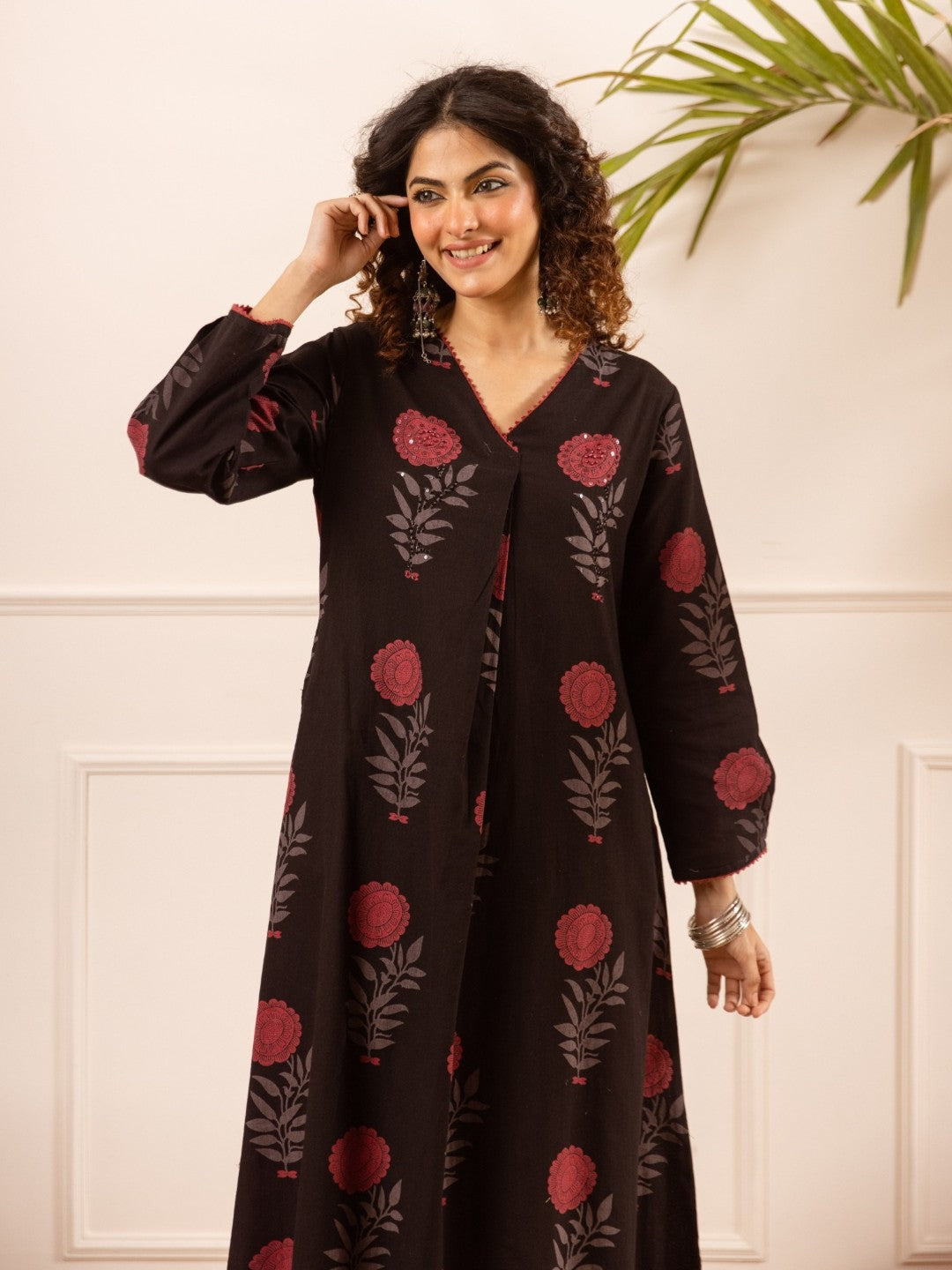 Karen Noir Cotton Kurta Pant set