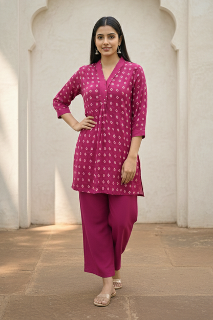 Midushi Rose Co-ord Set