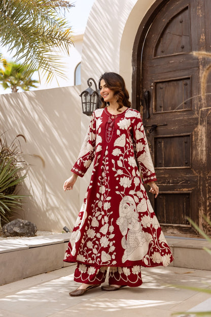 Karen caput printed kurta pant set