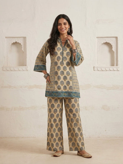 Swades Cosmic Printed Cotton Co-ord Set