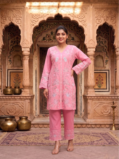 Ayat Punch Full Embroidery Lawn Co-ord Set