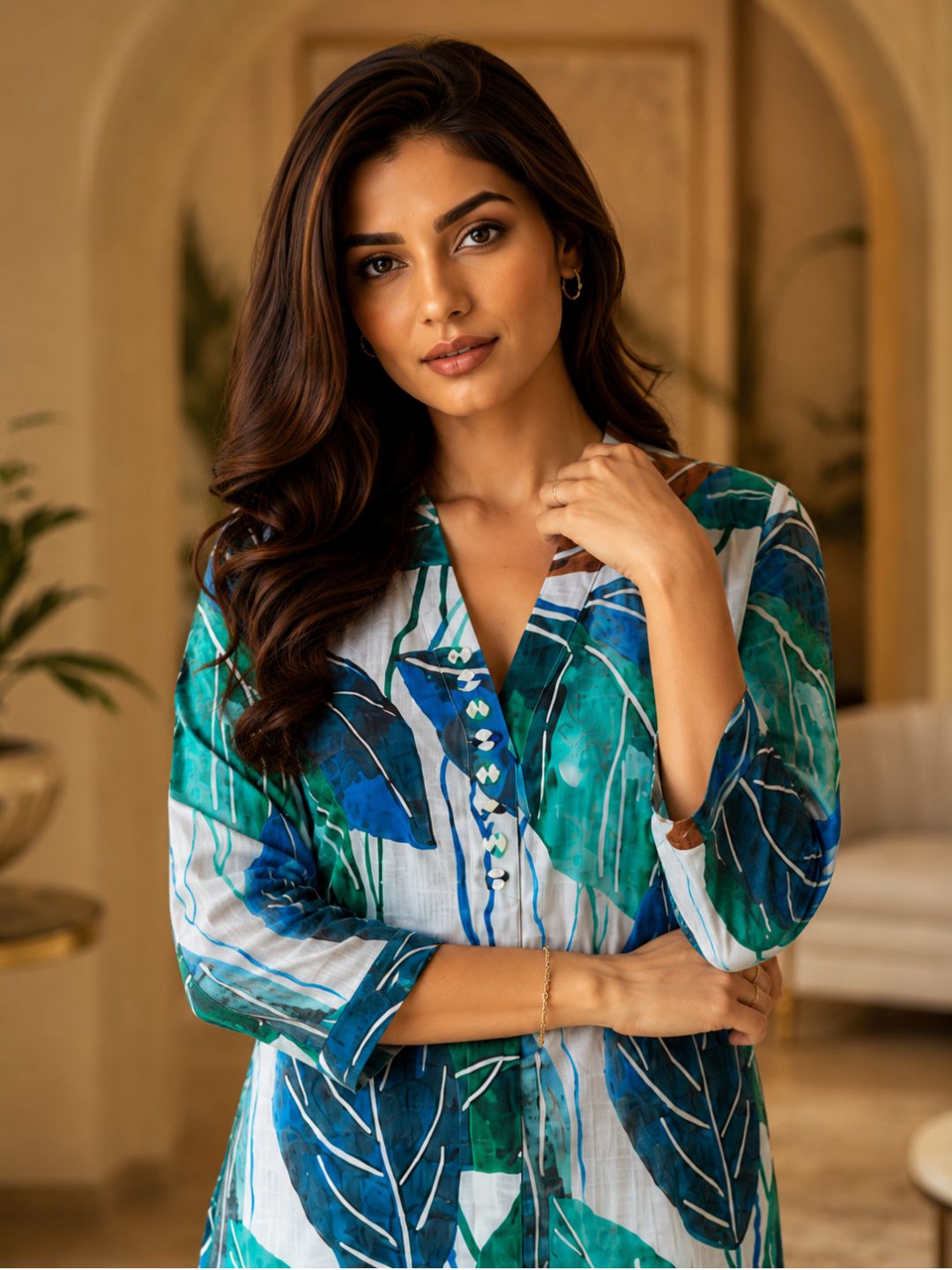 Maurya Vibrant Cotton Co-ord Set
