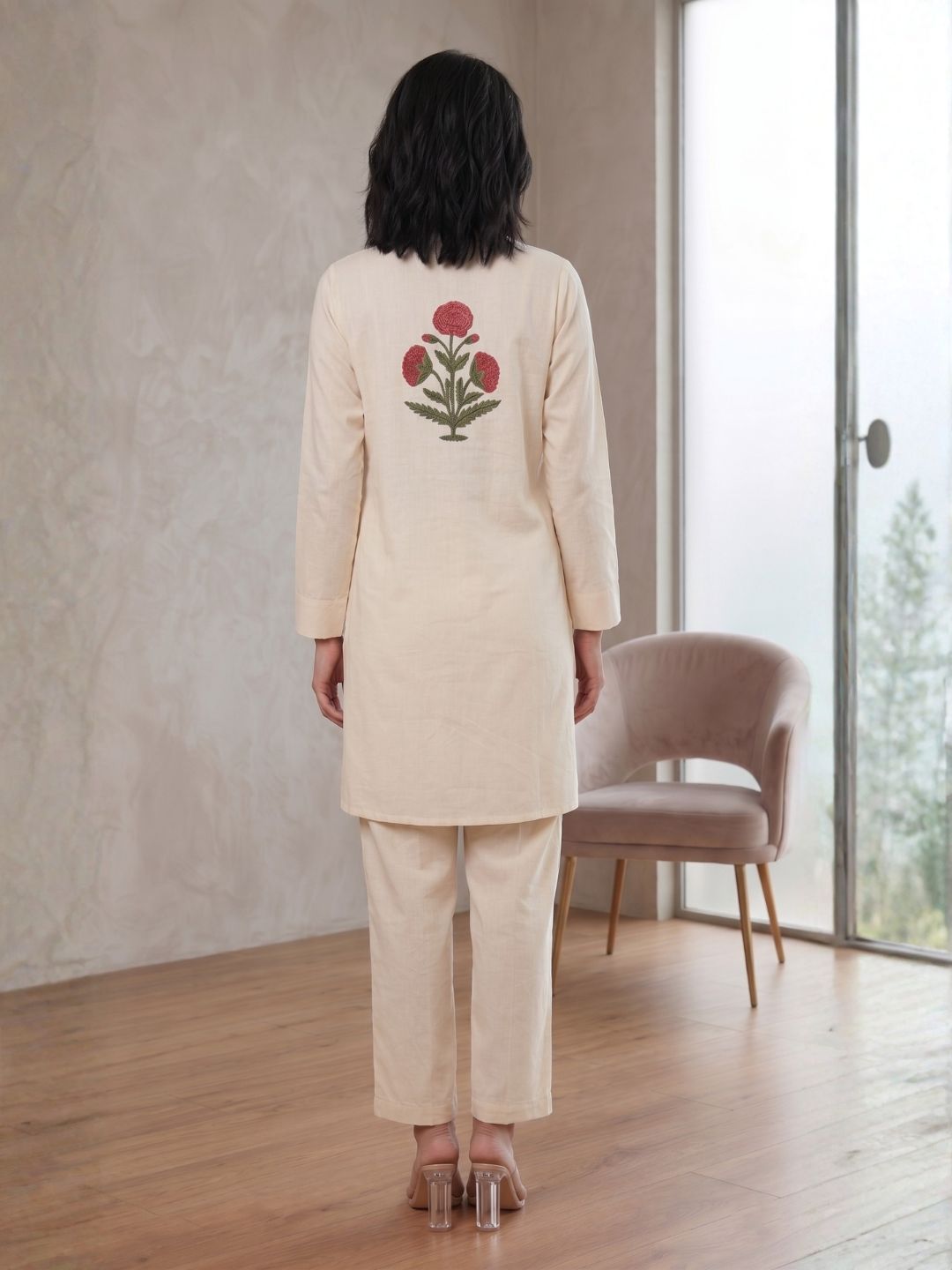 Sarvo daisy cotton co-ord set