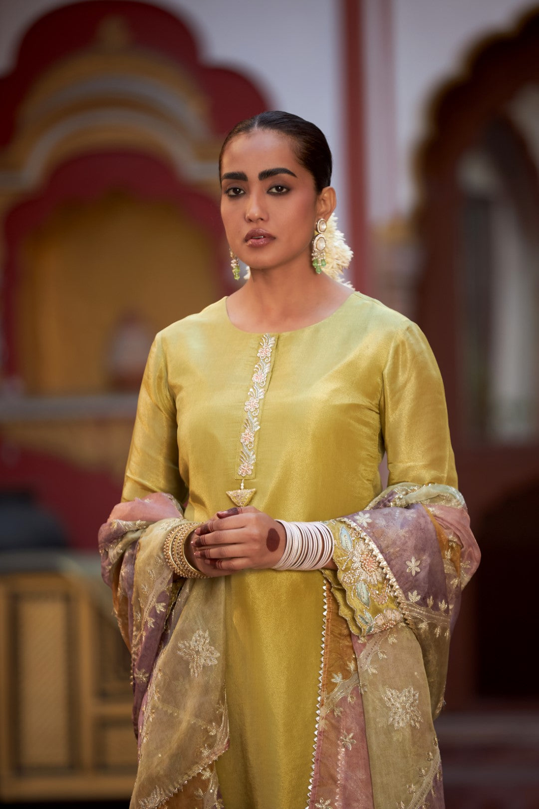 Mihika sand full work suit set