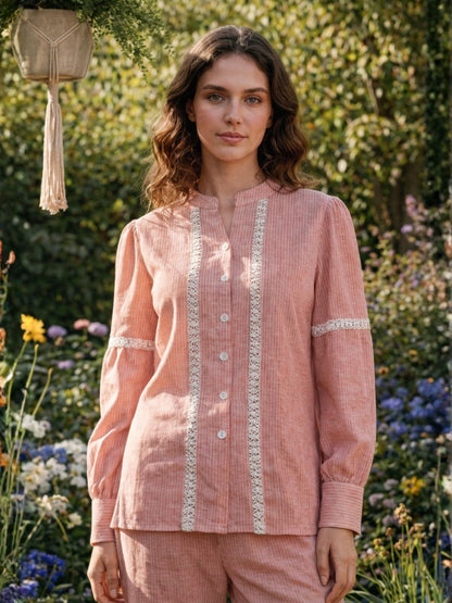Perka garnet cotton co-ord set