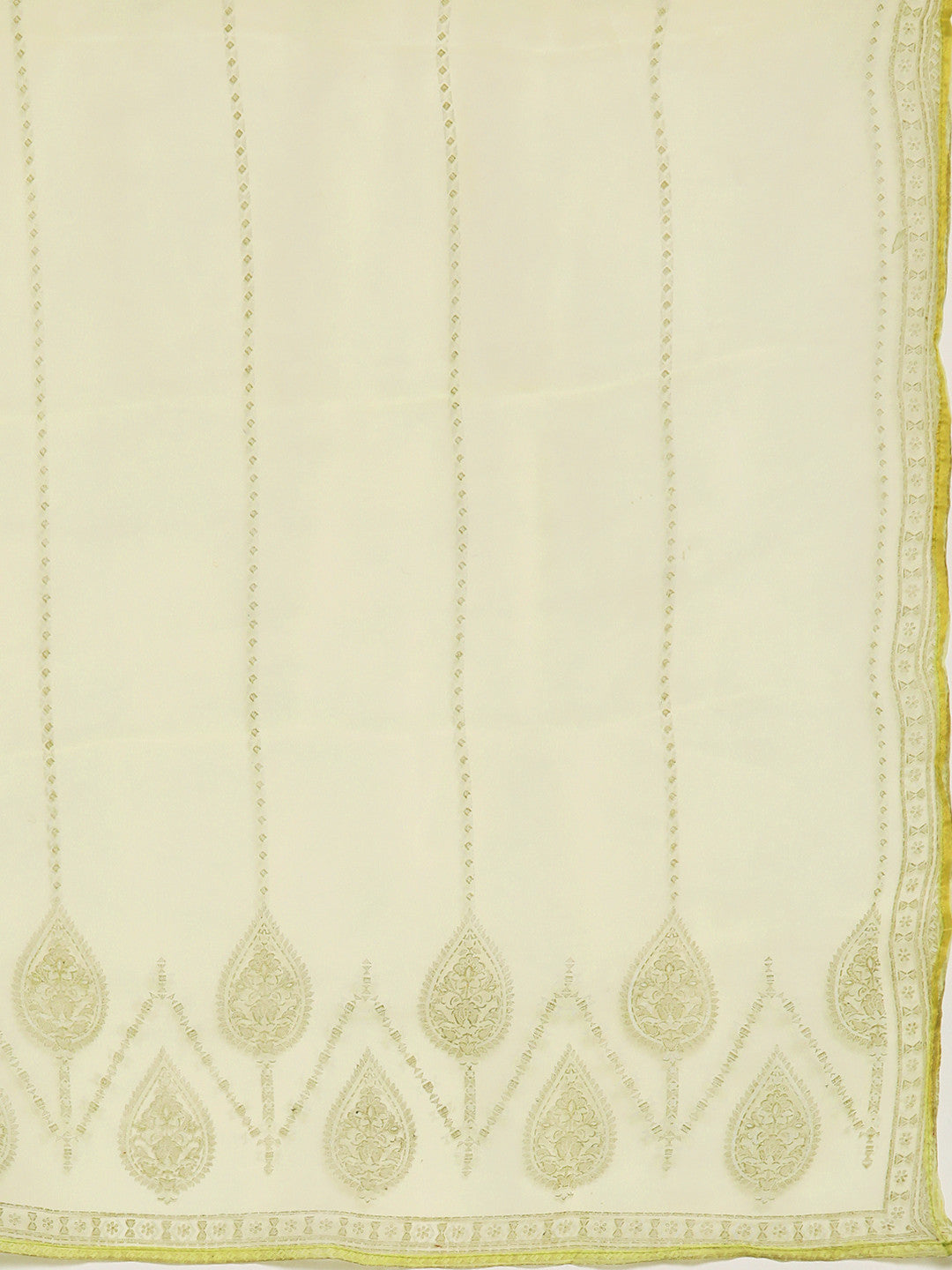 Women Green Floral Printed Liva Kurta with Palazzos & With Dupatta