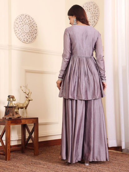 Dhiyona VA Women's Regular Kurta with Palazzos