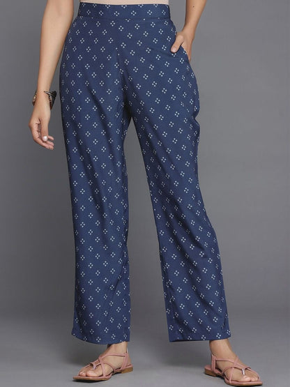 Women Ethnic Motifs Printed Regular Kurta with Trousers