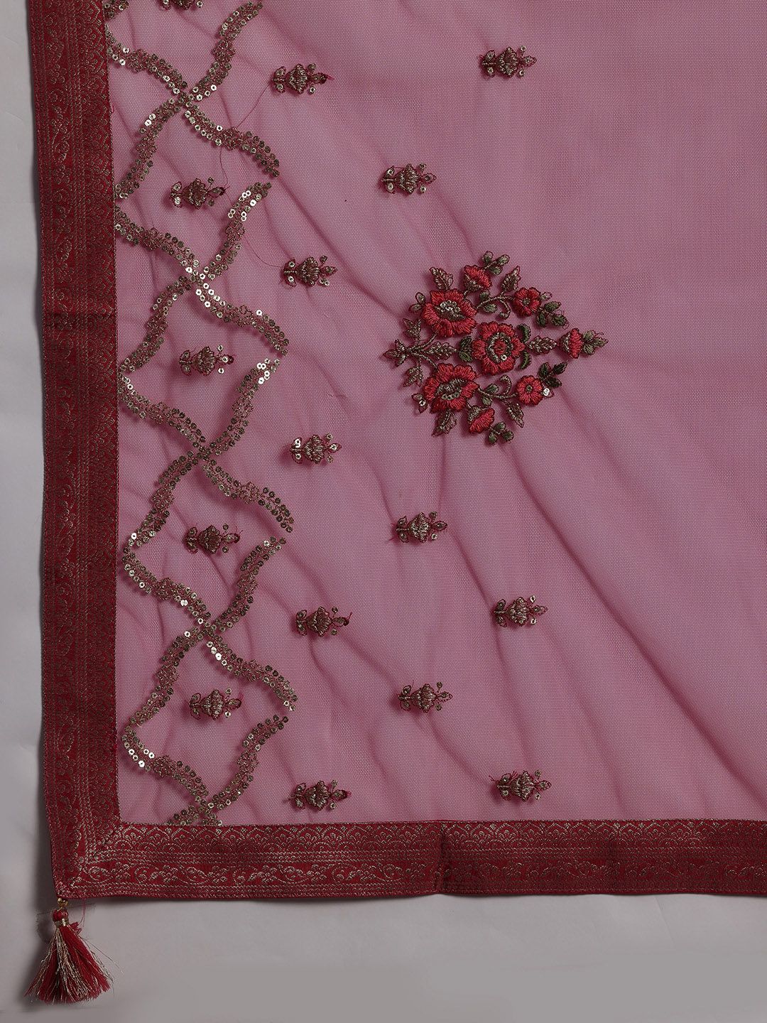 Dhiyona LL Woven Design Regular Kurta with Palazzos & Dupatta