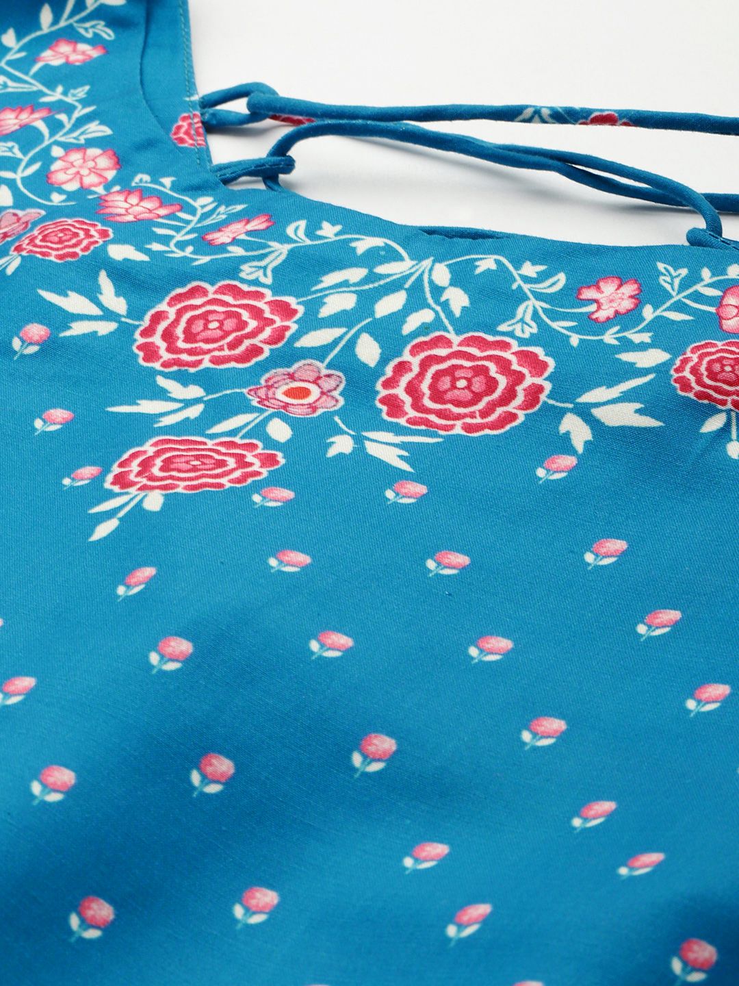 Dhiyona AN Women Floral Printed Regular Kurta With Sharara & Dupatta
