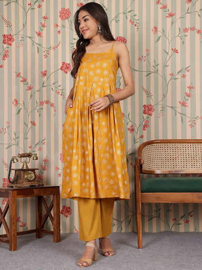 Dhiyona OD  Women Floral Printed Regular Kurta with Palazzos & With Dupatta