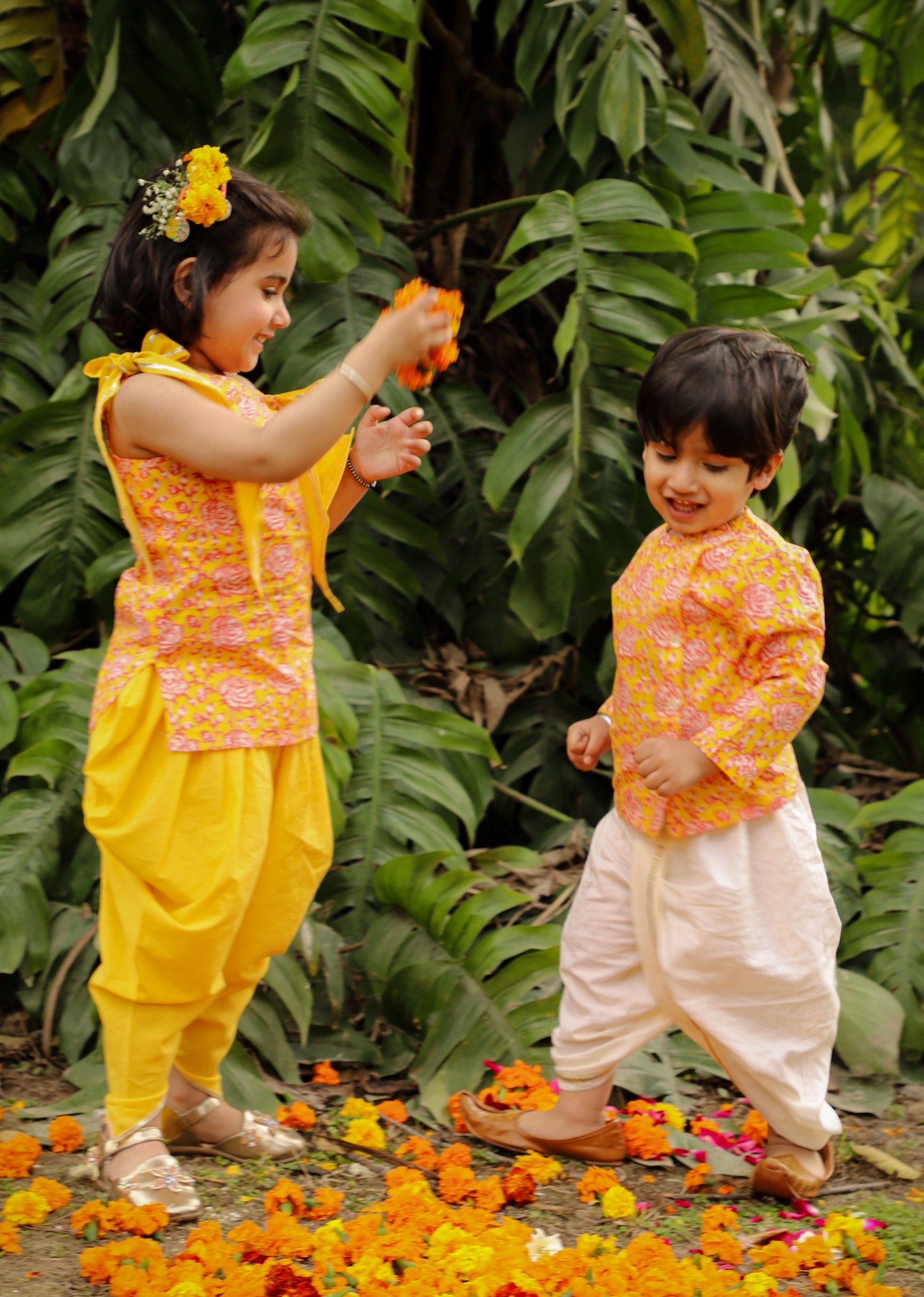 Lil Drama Boys Kurta with dhoti set