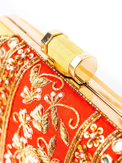 Dhiyona NR Women Red Clutches