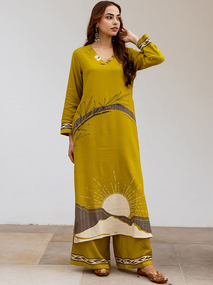 Women Printed Kurta Set