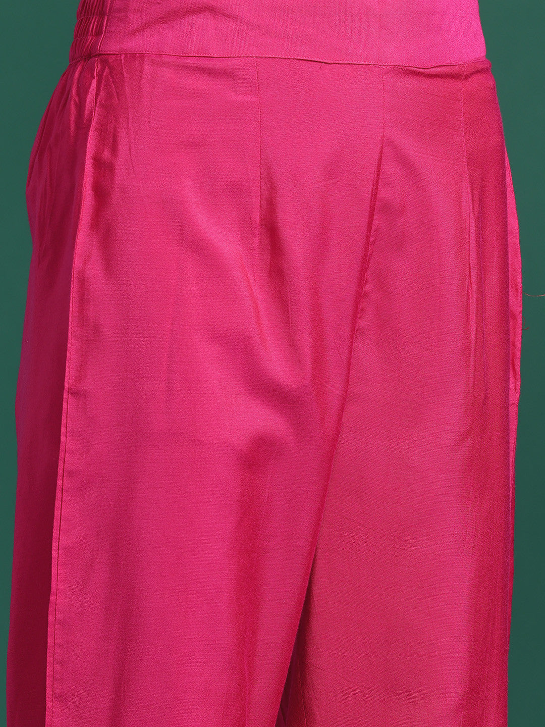 Panelled Sequined Kurta with Trousers & Dupatta