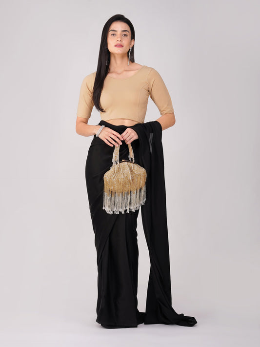Dhiyona ST Women's ComfortEase 4-Way Stretch Nude Short Sleeve Blouse