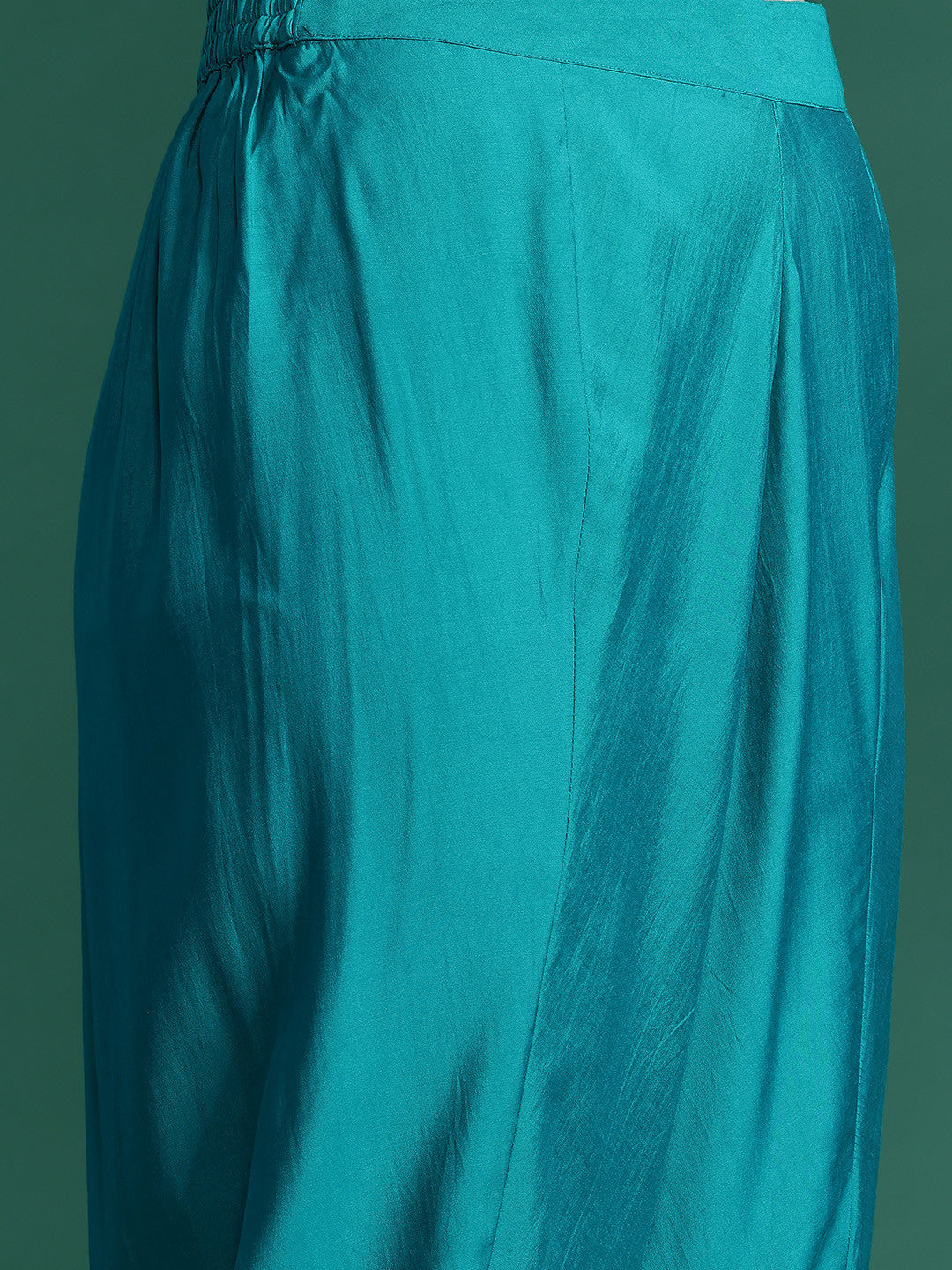 Ethnic Motifs Foil Printed Gotta Patti Kurta With Salwar