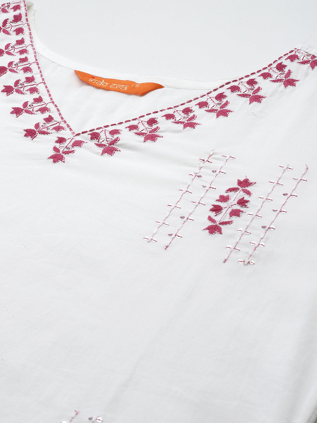 Ethnic Motifs Embroidered Thread Work Kurta with Trousers & Dupatta