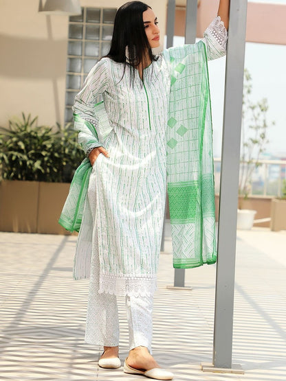 Women Ethnic Motifs Printed Regular Kurta with Trousers & With Dupatta