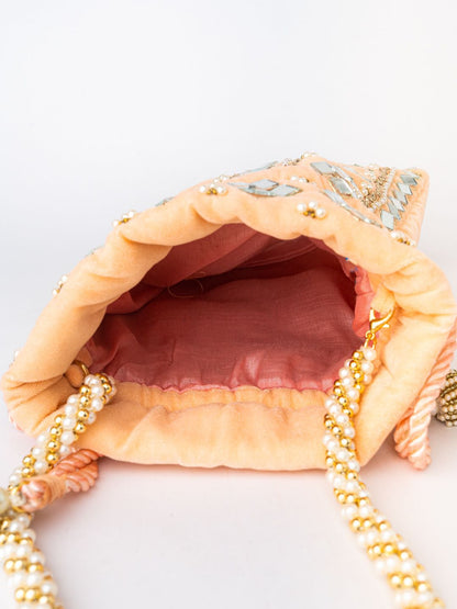 Dhiyona NR Embellished Potli Clutch