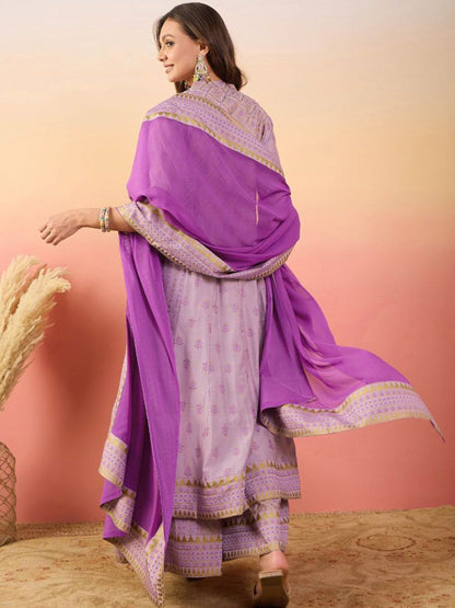 Dhiyona SN Women Embroidered Anarkali Kurta Set With Dupatta