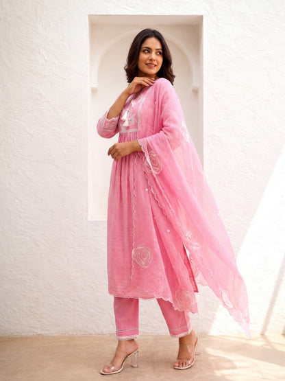 Nadira Candy Embroidered Lawn Suit Set