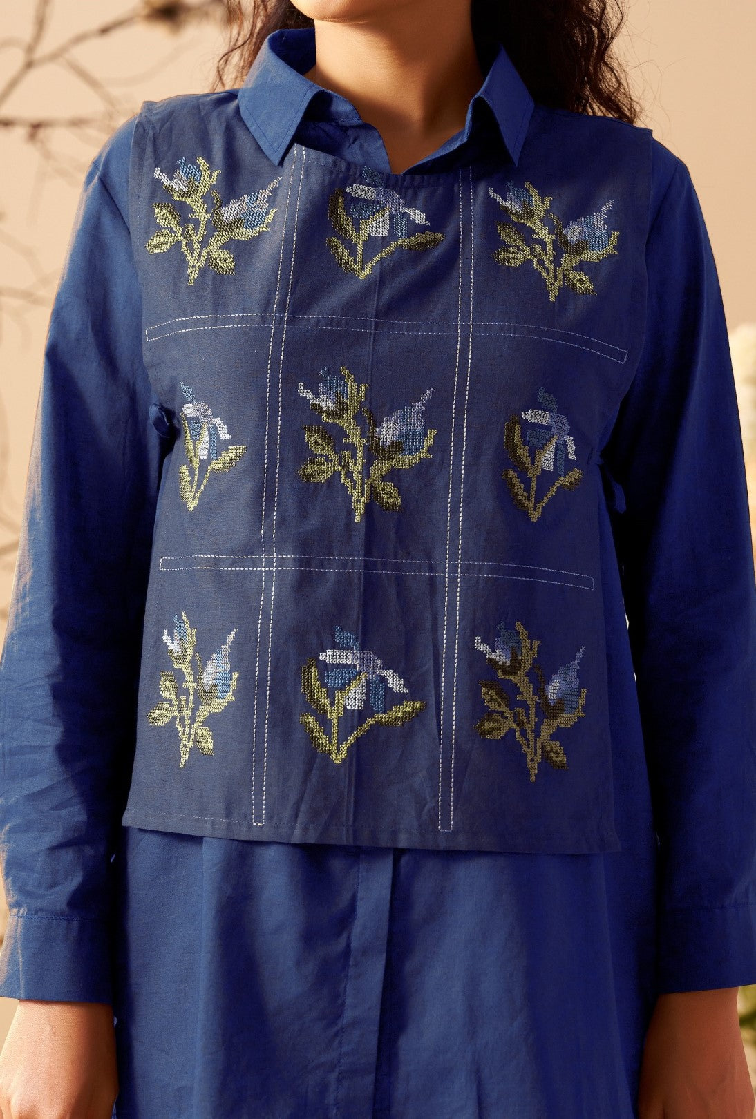 Tisca bondi embroidery co-ord set