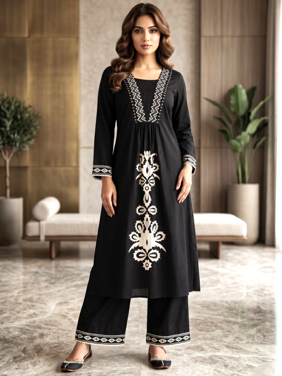 Rasna Onyx Kurta Pant Set