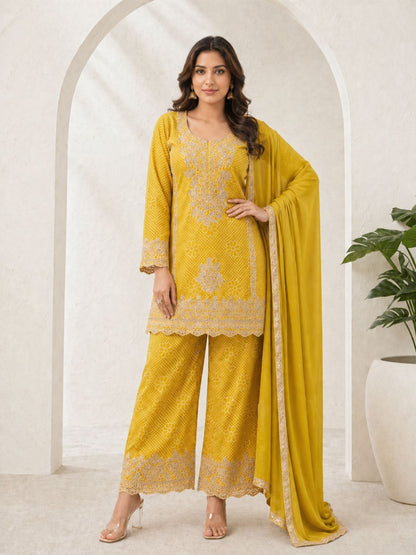Zarkash Amber Full Work Suit Set
