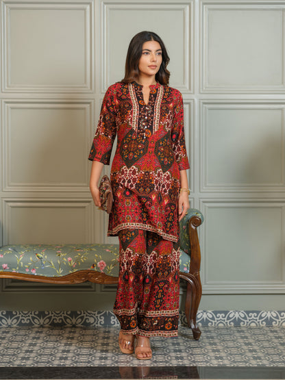 Tashvika carmen Printed Co-ord Set