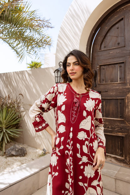 Karen caput printed kurta pant set