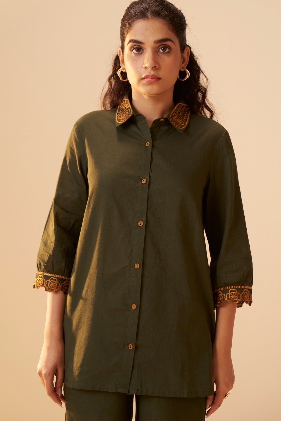 Tisca forest embroidery co-ord set
