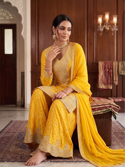 Sreyashi Amber Premium Full Heavy Work Suit set