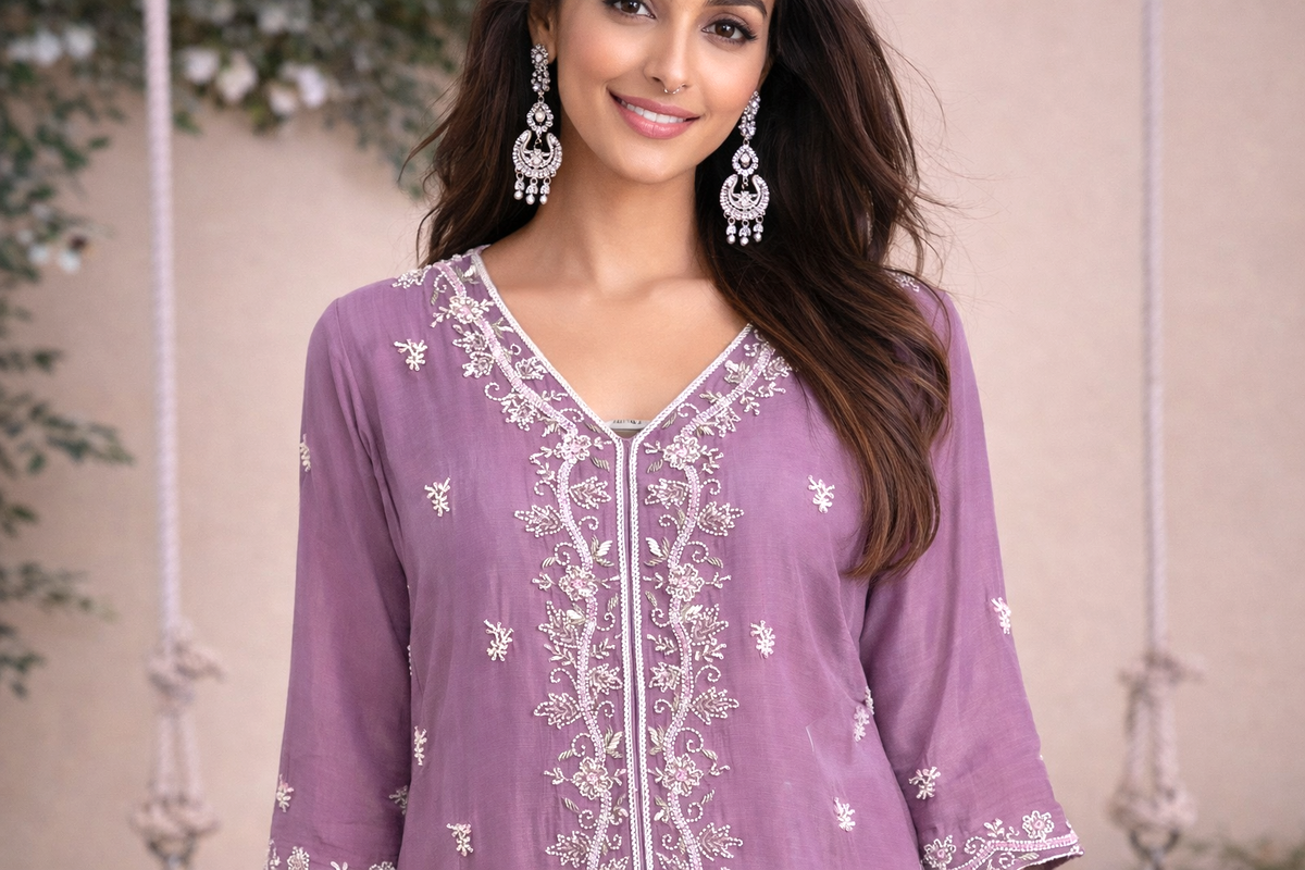 Rasā Lilac Handwork Luxury Set
