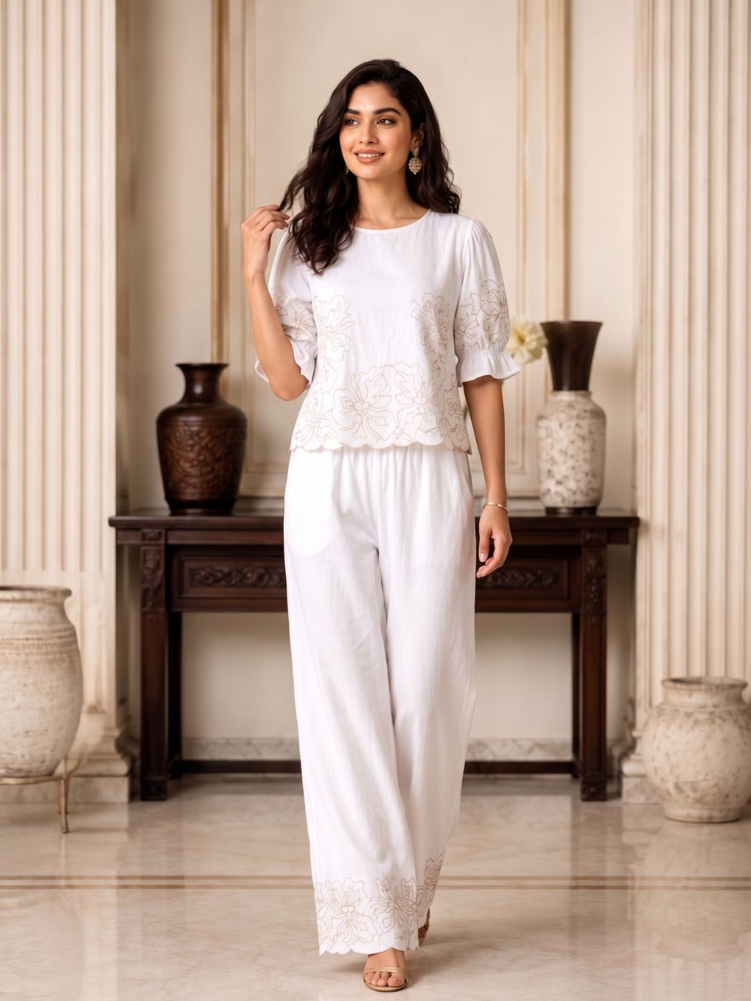 Noya Daisy Cotton Co-ord set