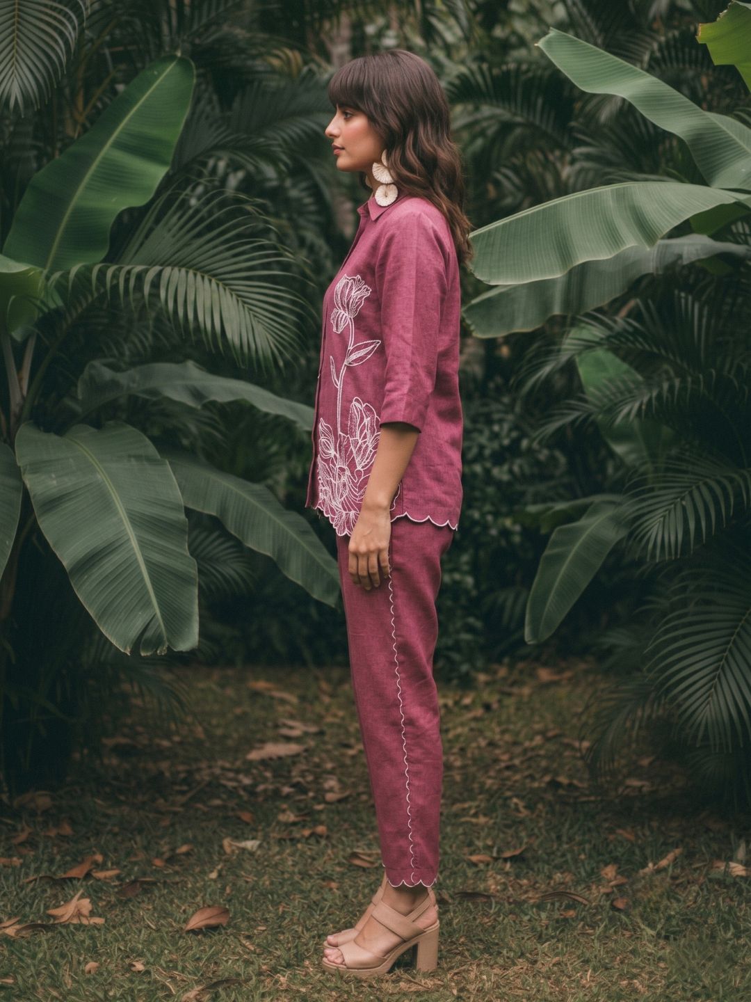 Ivanka taffy embroidery Cotton co-ord set