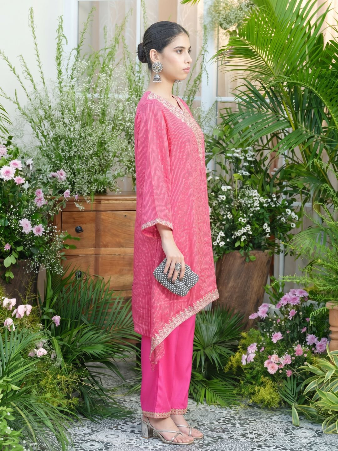 Palash cameo fusion work co-ord set