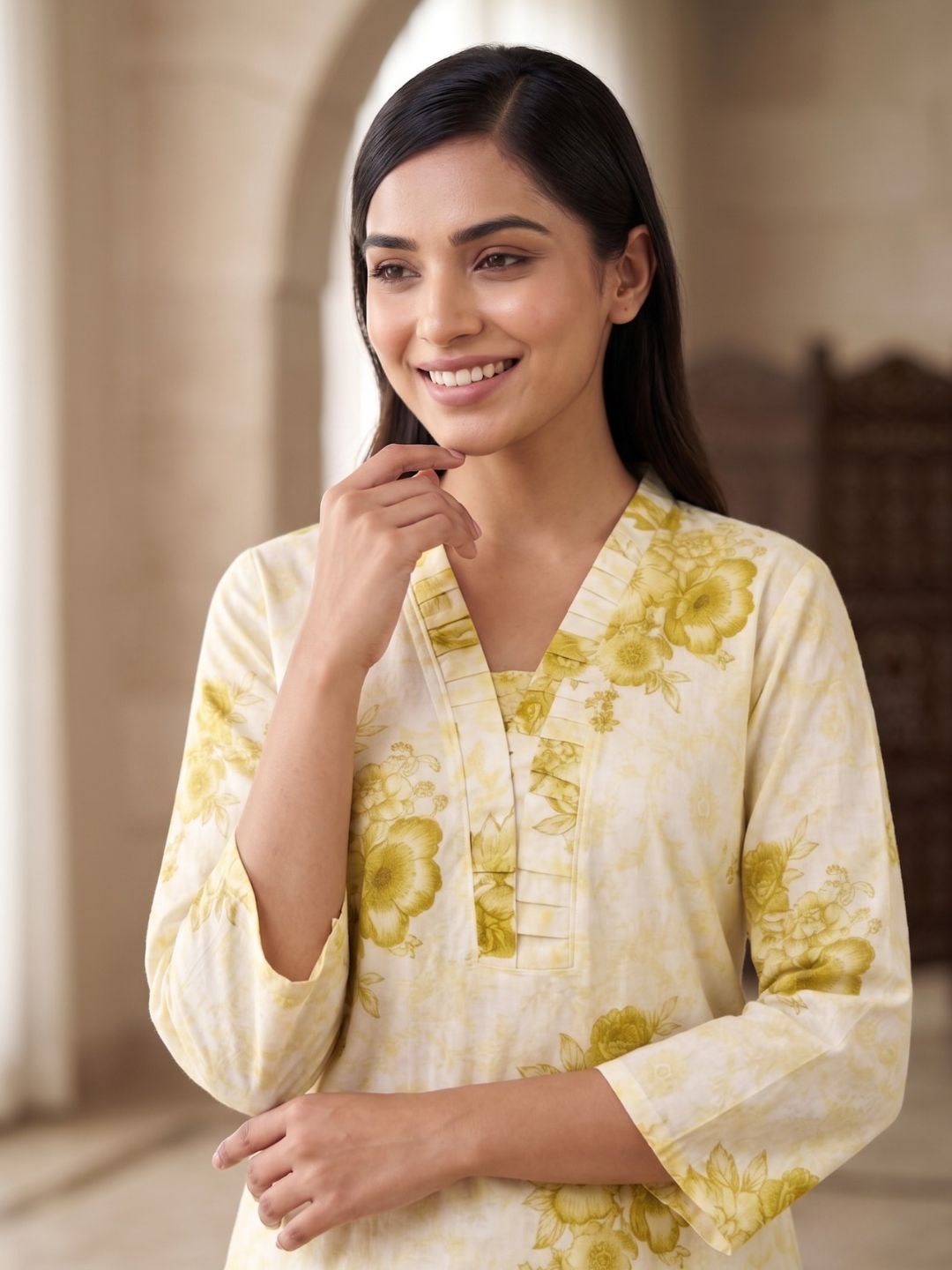 Vanya Daffodil Cotton Co-ord Set