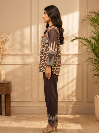 Vriti Mulberry Printed Co-ord Set